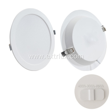 Led Plastic Round dial recessed downlight 24W 3CCT